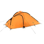 CKQ-KQ Tente de camping 4 saisons pour une chambre à coucher et un étage à monter pour les sports de plein air avec patchwork orange