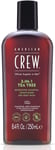 American Crew 3-in-1 Shampoo, Conditioner & Body Wash Tea 250 ml (Pack of 1) 