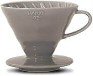 Hario V60 Ceramic Coffee Dripper Grey - Size 02