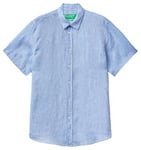 United Colors of Benetton Men's Shirt 5bku5qjh8, Light Blue 907, M