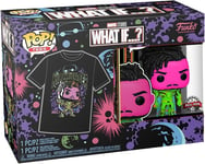 PACK FIGURINE POP!  MARVEL (WHAT IF?) INFINITY KILLMONGER + 1 TEE SHIRT