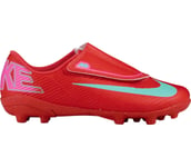 Mercurial Vapor 16 Club MG JR fotbollsskor Barn EMBER GLOW/AURORA GREEN 10C