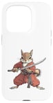 Coque pour iPhone 15 Pro Anime Samurai Squirrel Warrior Kids