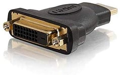 C2G Velocity Adaptateur en Ligne Femelle DVI-D vers Mâle HDMI