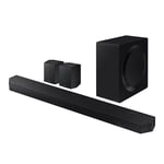 Samsung Q990D Q-Series 11.1.4 Cinematic Soundbar with Subwoofer and Rear Spea...