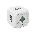 Cube Flip Timer Timer Modes Adjustable 5 15 25 45 Min ABS Easy For