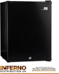 BARCOOL Bar 40 Litre LED Lockable Low Energy Super Quiet Mini Fridge Black NEW