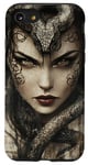 Coque pour iPhone SE (2020) / 7 / 8 Lilith Medusa Serpent Cobra Snake Mythologie grecque