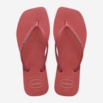 Havaianas Square Logo Pop Up - Tongs femme Pau Brasil 35 - 36