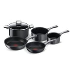 Tefal 6 Piece Pots & Pans set, unlimited ON, Non- Stick Induction, Aluminium