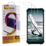 Guran 3 Pack Tempered Glass Screen Protector For Ulefone Armor 8 Smartphone Scratch Resistance Protection 9H Hardness HD Transparent Shatter Proof Film