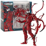 Réaliste Figurine d'action Venom Carnage - 6,2 pouces, articulations mobiles, thème Spiderman à collectionner, style anime