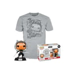 Star Wars The Mandalorian - Ahsoka Tano POP! &T-shirt (Glows in the Dark) Funko Pop! multicolor