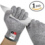 Gants de s¿¿curit¿¿ anti-coupure pour la cuisine",protection de niveau 5,gants de s¿¿curit¿¿ de qualit¿¿ haute r¿¿sistance,"coupe de viande de poisson - Type XL