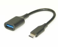 USB Type C to USB A Female OTG On The Go USB Host Adapter Cable