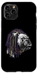 iPhone 11 Pro BULLDOG WITH DREADS FOR DOG AND REGGAE LOVERS Case