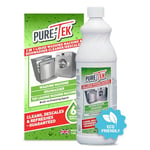 Pure-Tek Washing Machine Cleaner and Dishwasher Cleaner - Washing Machine Descaler Liquid, Deep Cleaning Dishwasher Unblocker & Limescale Remover - Clean & Refresh Machines, 960ml, 6 Months Supply