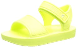 Fitflop Garçon Unisex Kinder Iqushion Kids Ergonomic Back Strap Sandal, Electric Yellow, 27 EU