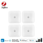 EWeLink Zigbee-Capteur de fuite d'eau,maison intelligente,alarme d'intrusion d'eau en temps réel,dispositif de protection de sécurité,capteur de fuite d'inondation - Type 4pcs