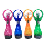 Hot Cute Portable Handheld Battery Electric Fan Air Water Bottle Green