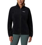 Columbia Women's Benton Springs Full Zip Full Zip Fleece Jacket, BLACK, Size S