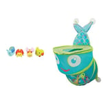 Ludi - 2220 - Aspergeurs - Nature - Jouets pour le bain + Ludi - 40002 - Grand Filet De Bain - Poisson