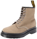 DR MARTENS Homme 8 Eye Boot, Nickel Grey Milled Nubuck Wp, 44 EU