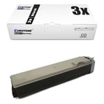 3x Eurotone Eco Cartridge Black Replaces Kyocera TK-520K TK520K TK