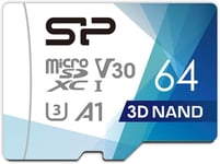 Silicon Power Superior Pro Memory Card 64 GB MicroSDXC Class 10 UHS-III