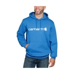 Carhartt SIGNATURE LOGO SWEATSHIRT - MARINE BLUE HEATHER / XL