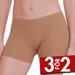 Sloggi ZERO Feel 2 0 Cyclist Shorts Beige Medium Dam