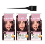 L'Oreal Casting Natural Gloss Nudes Hair Color All Colors 3-Pack