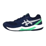 Asics Gel-Dedicate 8 GS Sneaker, Noir/Bleu (Black Tuna Blue), 33 EU