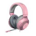 Razer Kraken - Cross-Platform Wired Gaming Headset (Custom Tuned 50 mm Drivers, Unidirectional Microphone, 3.5 mm Cable with In-line controls, Cross Platform Compatible) Quartz Pink