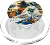 Fantasy Cute Tea Girl Sakura PopSockets PopGrip pour MagSafe