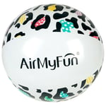 Airmyfun - Ballon Gonflable ø28 cm pour Piscine & Plage, Accessoire d'Eau - Design Léopard