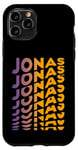 iPhone 11 Pro Jonas Tie Dye Groovy Hippie 60s 70s, Name Jonas Case