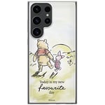 ERT Group Coque de téléphone Portable pour Samsung S23 Ultra Original et sous Licence Officielle Disney Motif Winnie The Pooh & Friends 012 adapté à la Forme du téléphone Portable, Coque en TPU