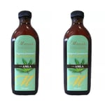 2x Mamado Natural Orignal Jamaican Black Castor Oil With Amla 150ml