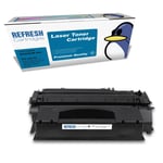 Refresh Cartridges Replacement Black Q7553X/53X Toner Compatible With HP Printer