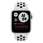 Apple Watch Nike Series 6 4G - Aluminium/Sport Band 44mm / Utmärkt skick / Silver