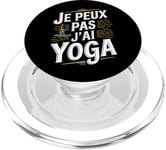 Je Peux Pas J’ai Yoga Homme Humour Relaxation Cadeau Drôle PopSockets PopGrip pour MagSafe