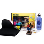 Neamedia Icons Netflix Chill Kit - One Piece, Licence Officielle, Couverture Polaire, Figurine Collector, Gourde Isotherme, Stickers, Idée Cadeau de Noël, Anniversaire