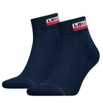 Levis Strumpor 2P Sport Mid Cut Sock Mörkblå Strl 35/38