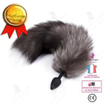 LCC® Gears Vibrator Silikon Anal Plug Fox Tail Sexleksaker För Kvinna Män Vibrerande Kula Anal Dildo - Anal Svanstyp