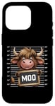 Coque pour iPhone 16 Pro Mug vache MOO Funny Animal Lovers