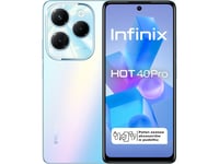 Infinix Hot 40 Pro 17,2 Cm (6,78") Hybrid Dual Sim Android 13 4G Usb Type-C 8 Gb 256 Gb 5000 Mah Blå