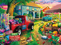 wxxxj Puzzle Adulte 1000 Pièces Puzzle Classique 3D Puzzle Bricolage- Voiture de Fruits Jouet en Bois Puzzles Cadeau Unique Art Mural Décor à La Maison -50x75cm