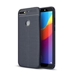 Huawei Nova 2 Lite      Leather Texture Case    Navy