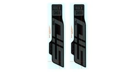 Kit stickers pour fourche rockshox sid sl select  29   gris noir